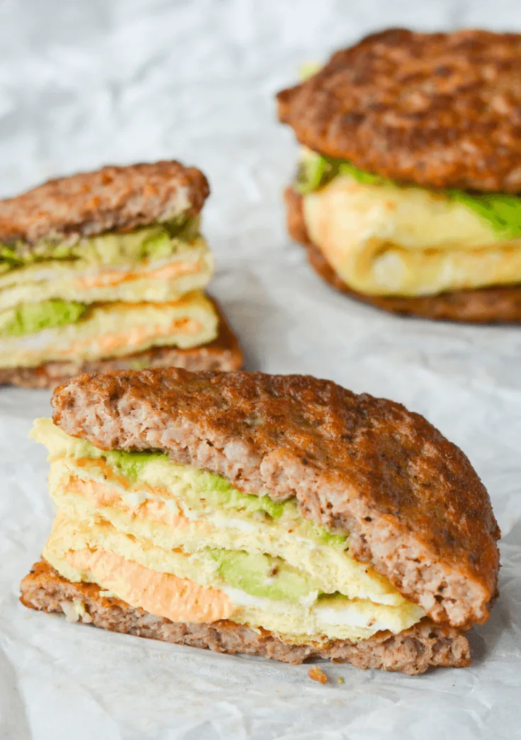 Keto breakfast sandwich