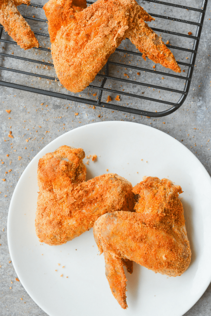 Low Carb Crispy Oven Fried Wings - Hey Keto Mama