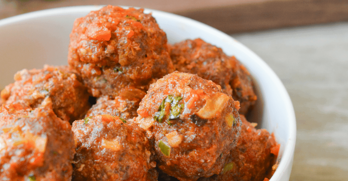 Keto Beef and Chorizo Meatballs - Hey Keto Mama