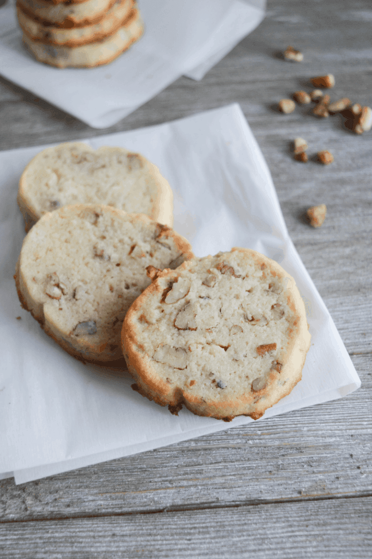 Keto Pecan Shortbread Cookies - Hey Keto Mama