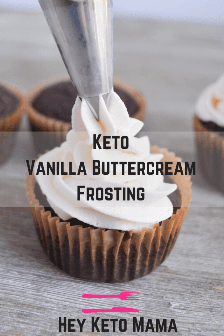 Keto Vanilla Buttercream Frosting Hey Keto Mama